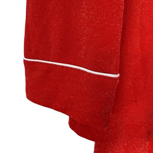 NWT Sleeper Saturn Lurex Pajama Set in Red Size S - Picture 15 of 15